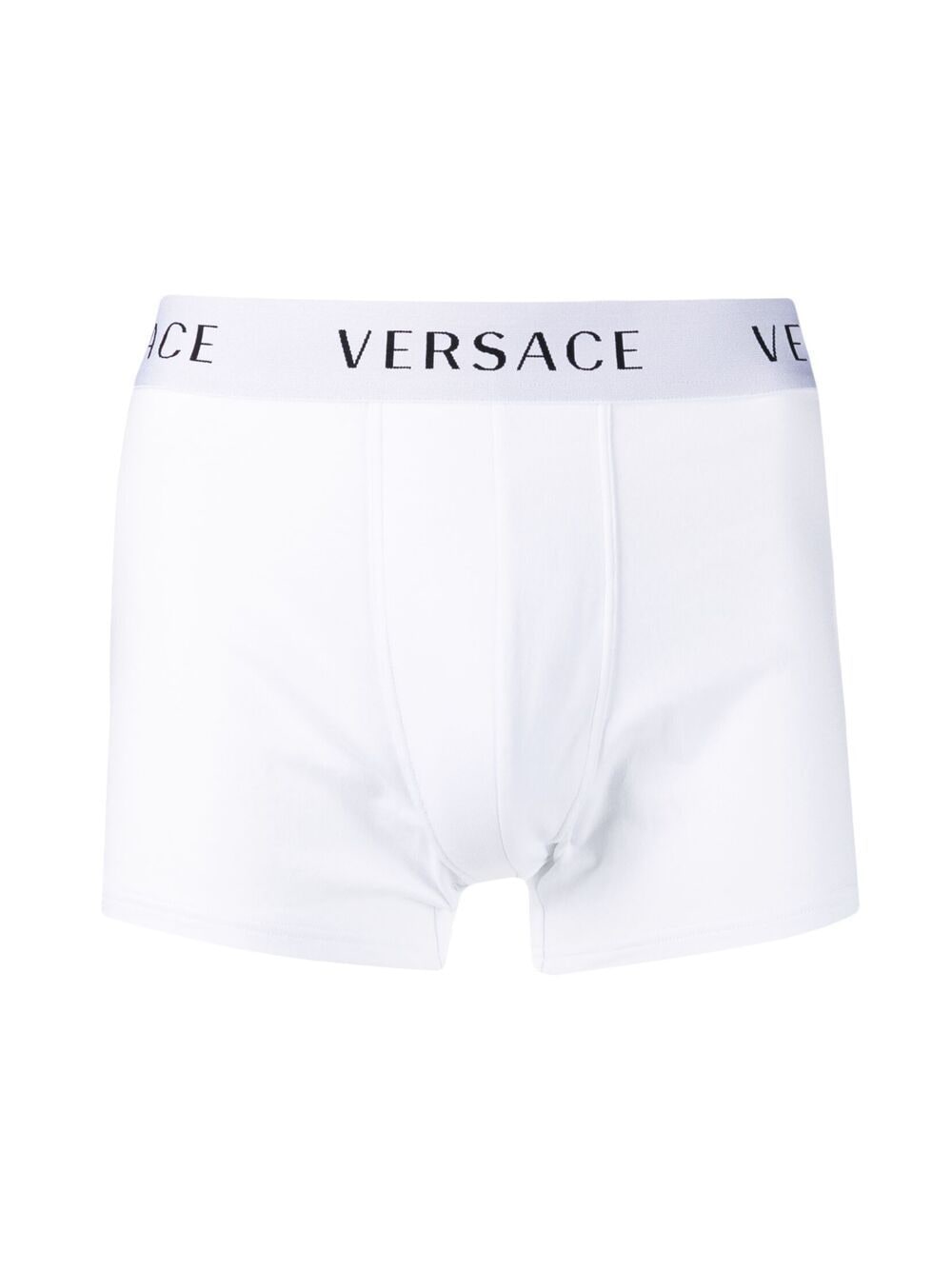 Versace Twee boxershorts met logo tailleband - Wit