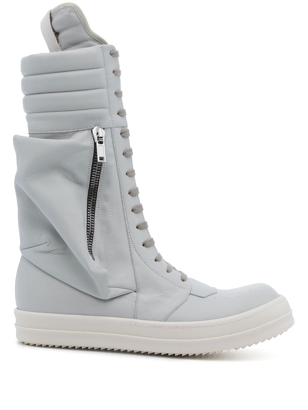Rick Owens Cargo Basket High-top Sneakers In White | ModeSens