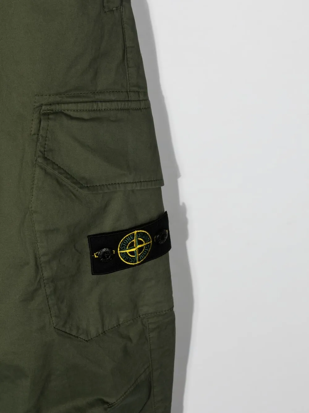 фото Stone island junior брюки карго с нашивкой-логотипом