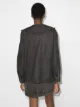 GANNI frilled Peter Pan collar blouse