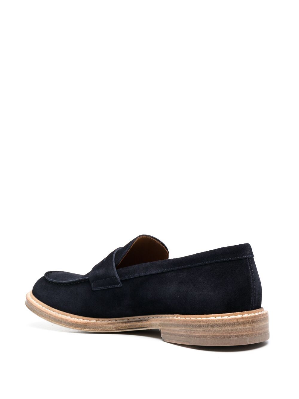 фото Doucal's suede penny loafers