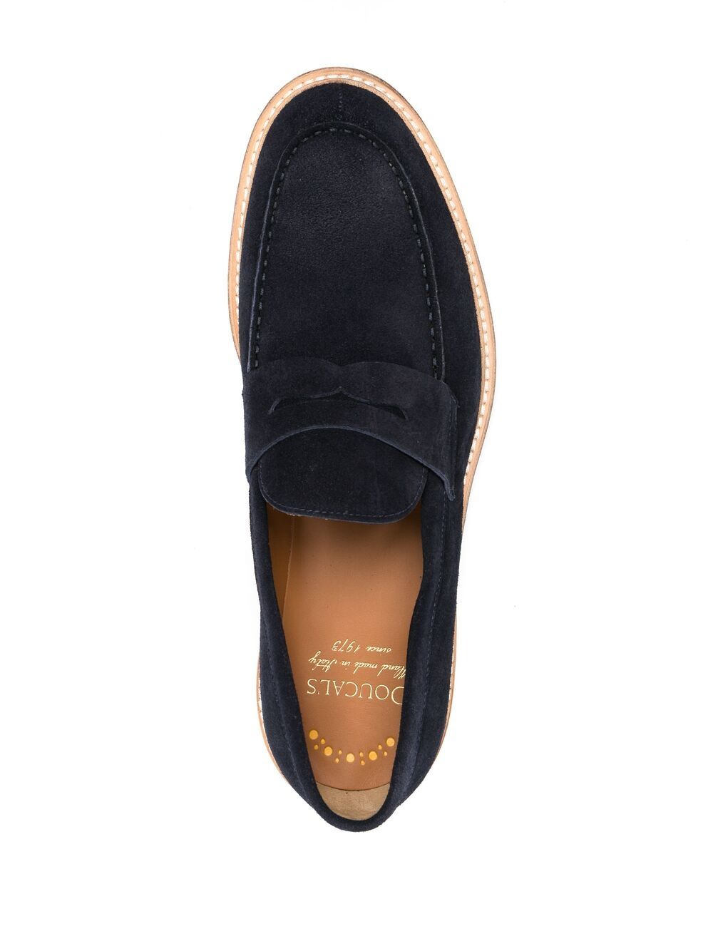 фото Doucal's suede penny loafers