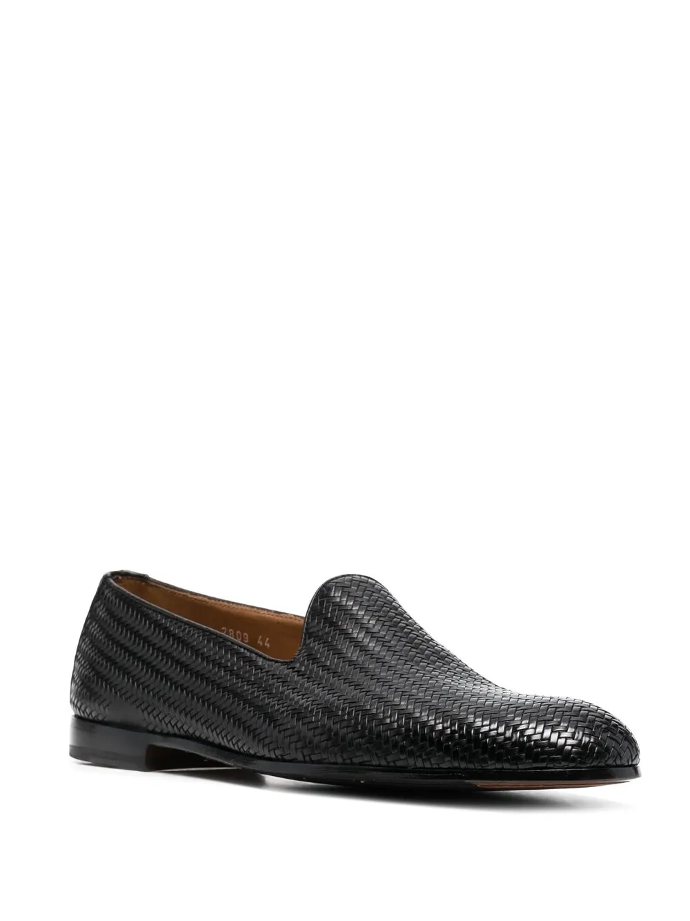 фото Doucal's woven leather loafers