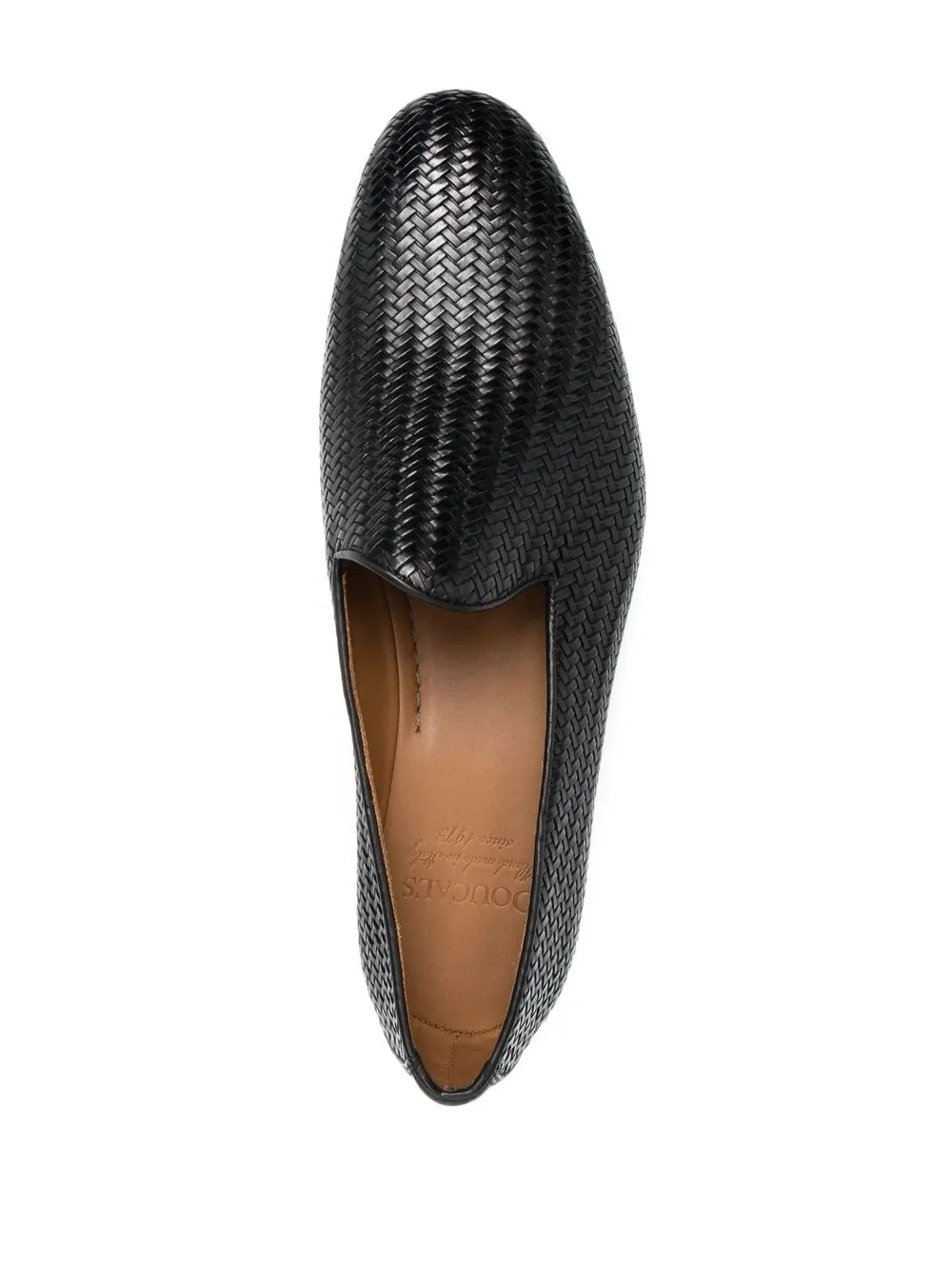 фото Doucal's woven leather loafers