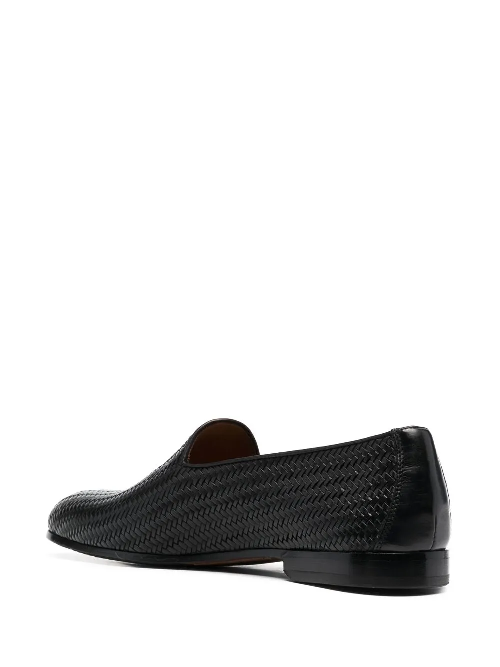 фото Doucal's woven leather loafers