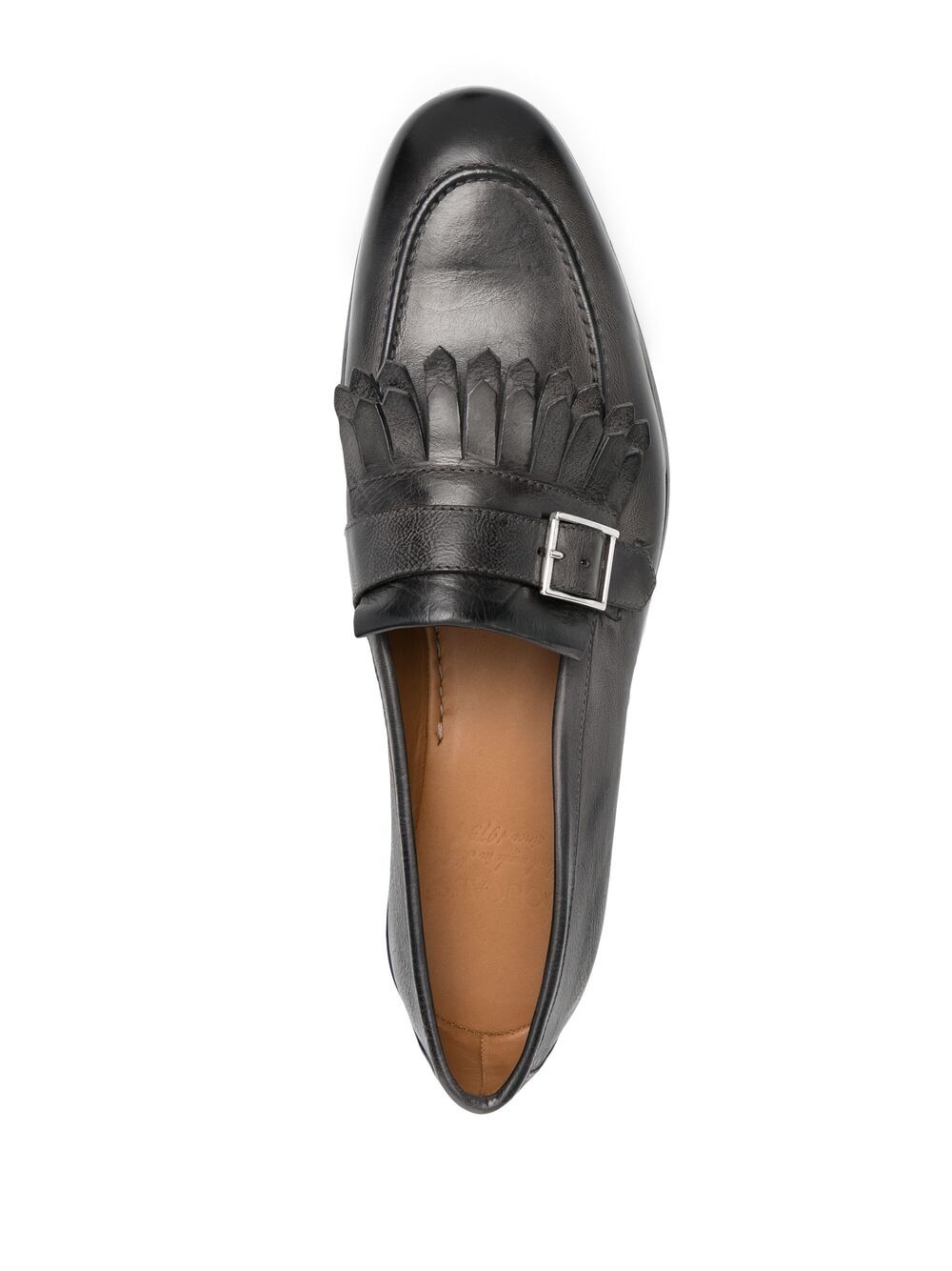 фото Doucal's fringe-trim loafers