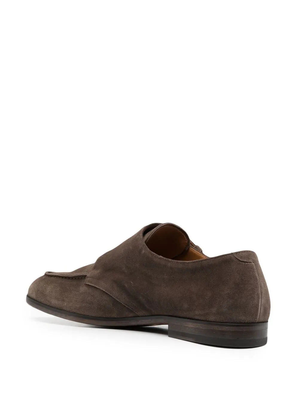 фото Doucal's double-strap suede monk shoes