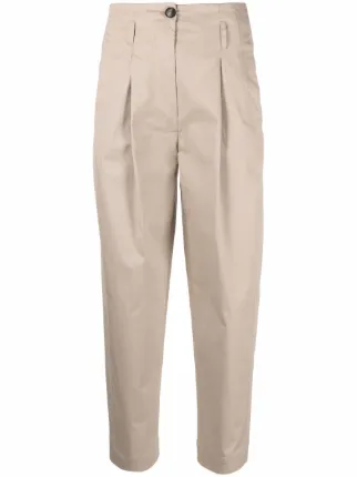 pantalones altos en tela