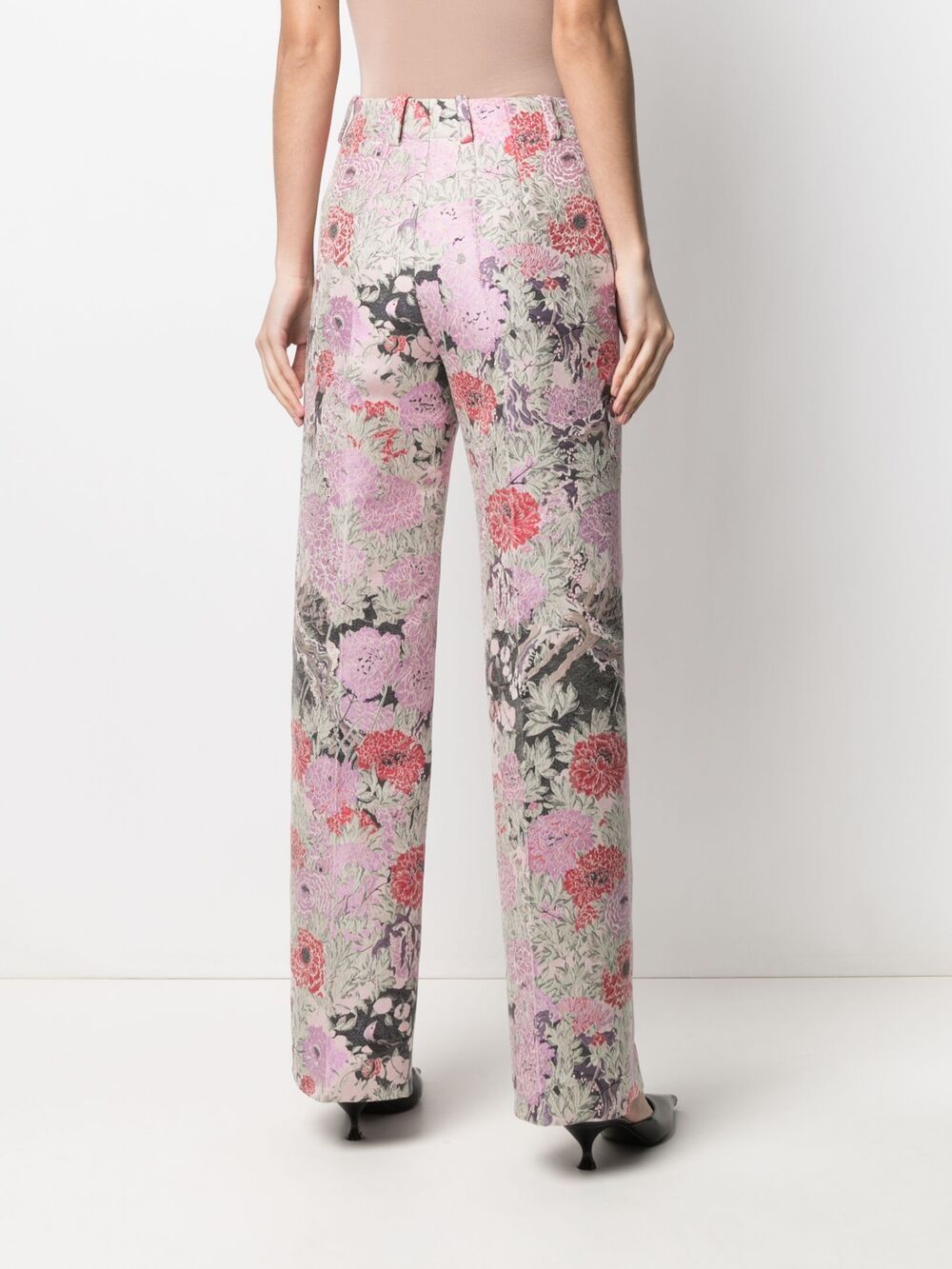 фото Patou прямые брюки с цветочным узором