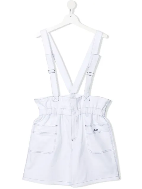 Philosophy Di Lorenzo Serafini Kids أفرول جينز بخصر بكسرات