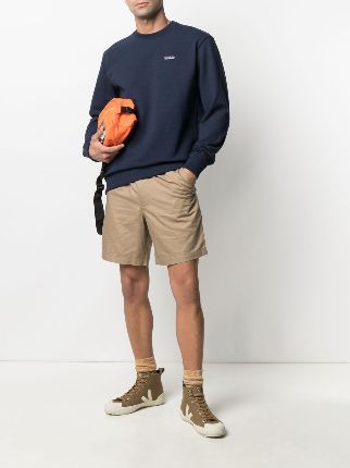 drawstring organic cotton-blend shorts展示图