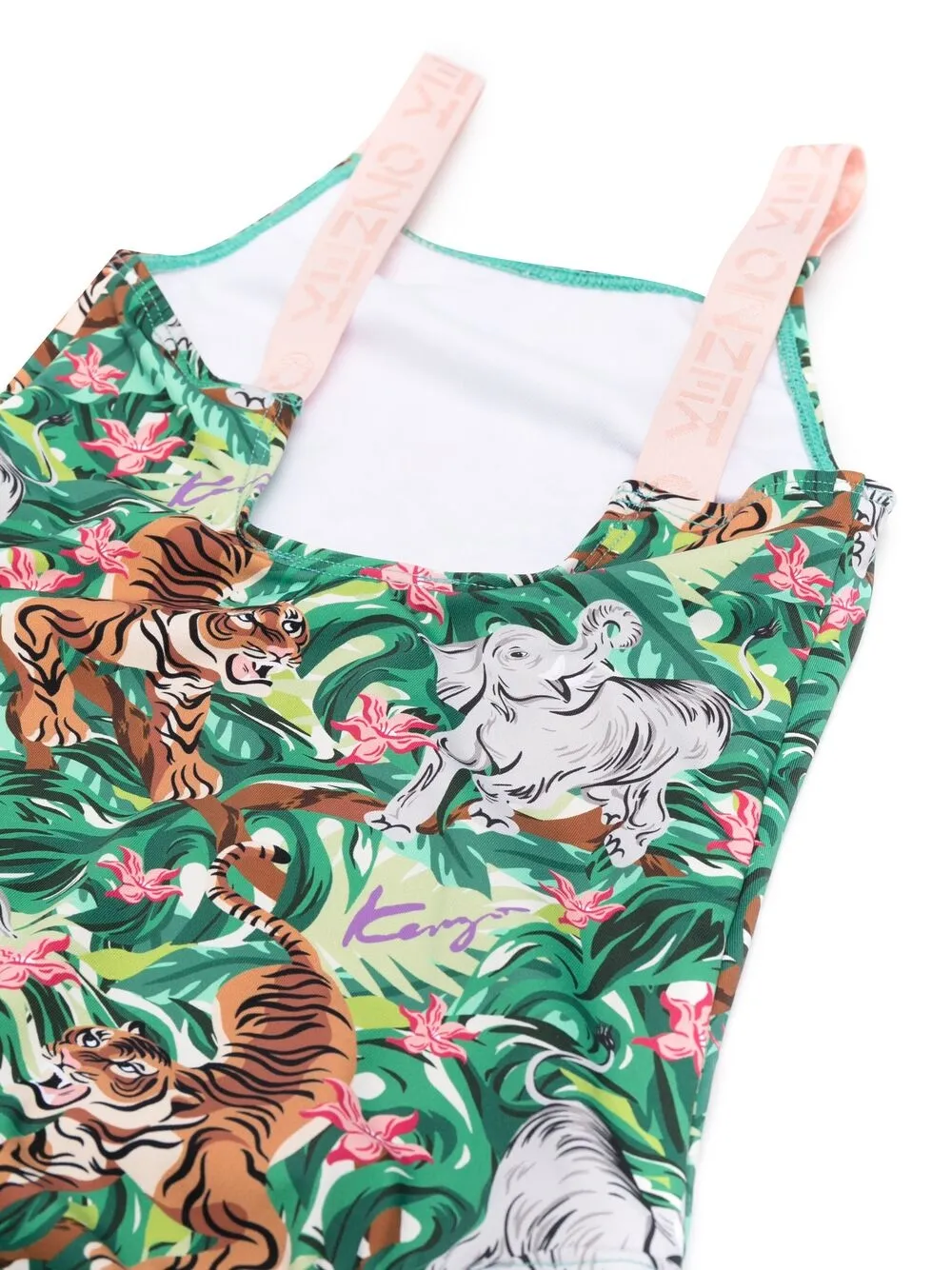 фото Kenzo kids купальник с принтом flying tiger