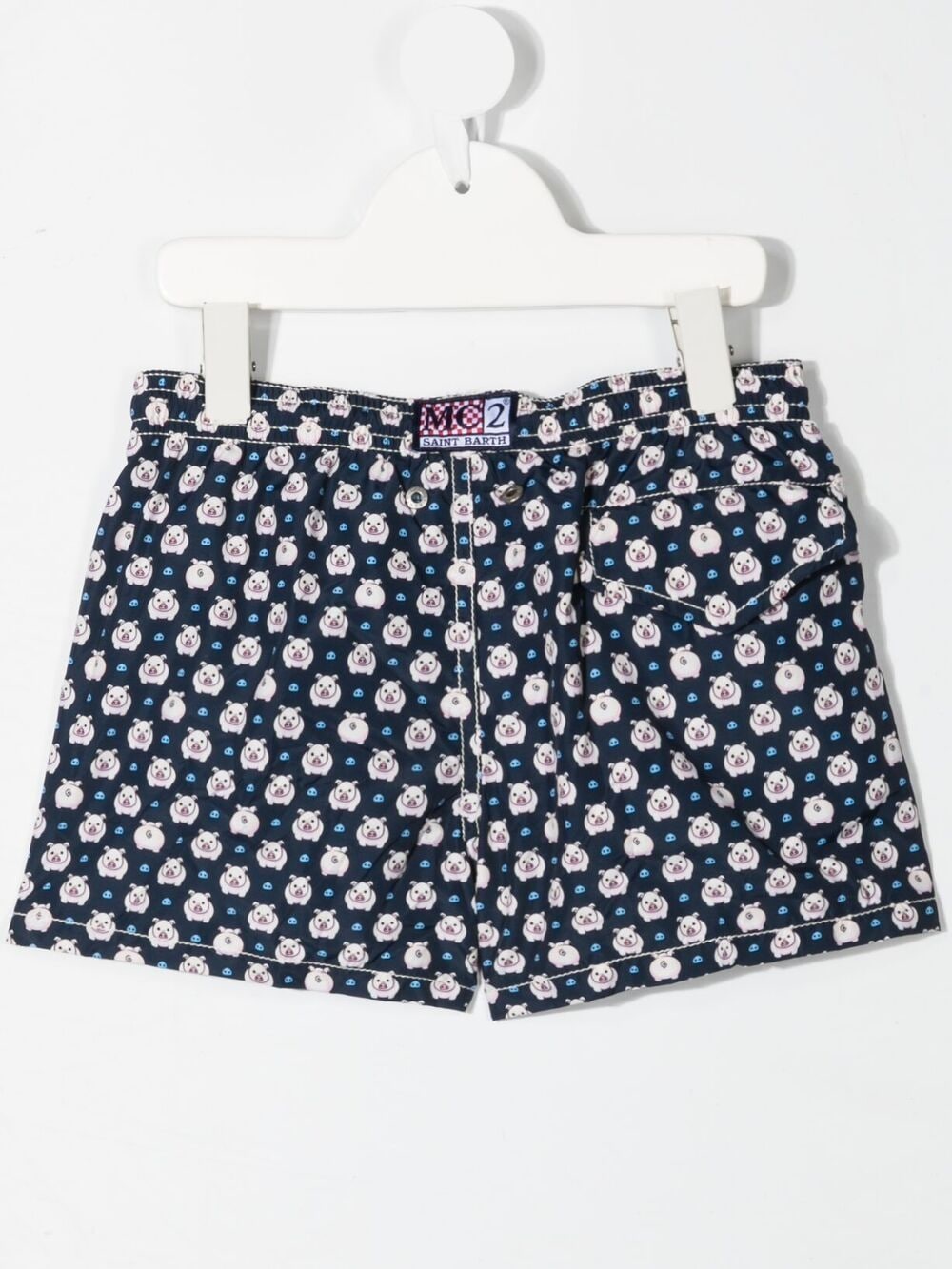 MC2 Saint Barth Kids Zwembroek met print - Blauw