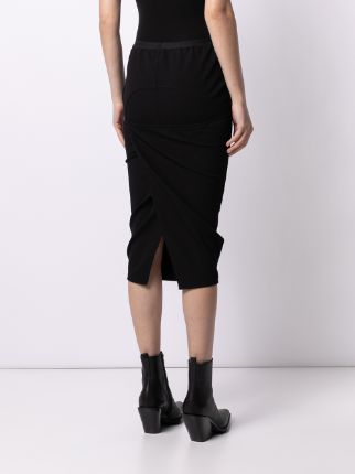 Pillar high-waist pencil skirt展示图