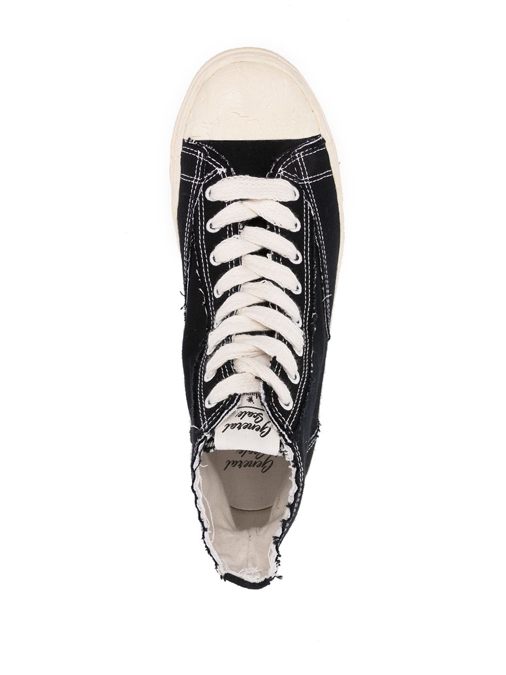 Maison Mihara Yasuhiro General Scale lace-up high-top Sneakers - Farfetch