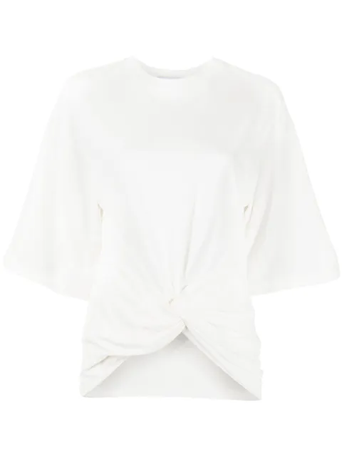 AMBUSH gathered crew-neck T-shirt