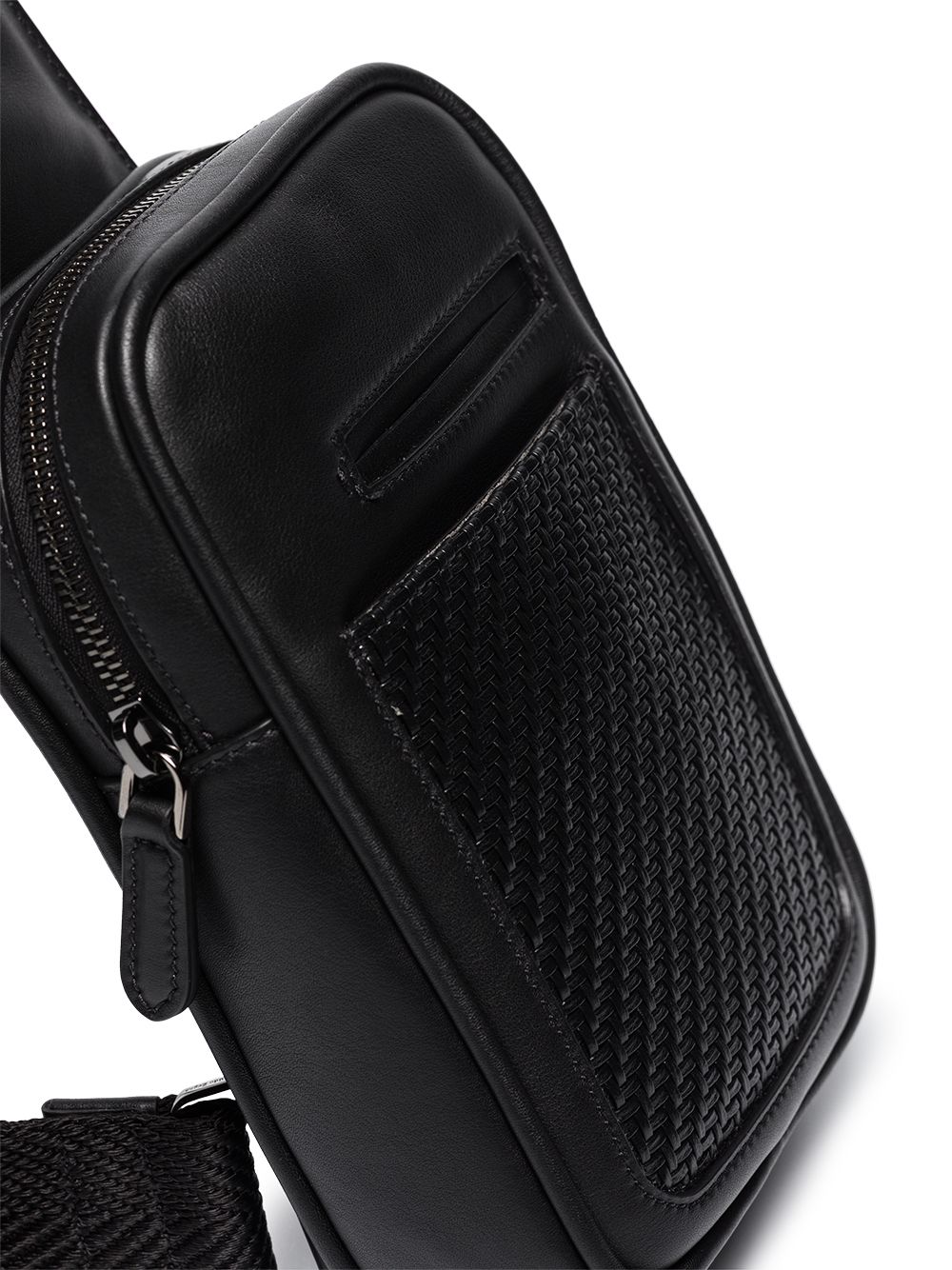 фото Ermenegildo zegna ezegna cross body bag woven black