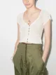 Image 2 of Reformation Caterina knitted cropped top