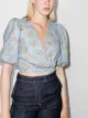Image 2 of Reformation floral-print wraparound blouse