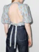 Reformation Gewickelte Bluse mit Blumen-Print