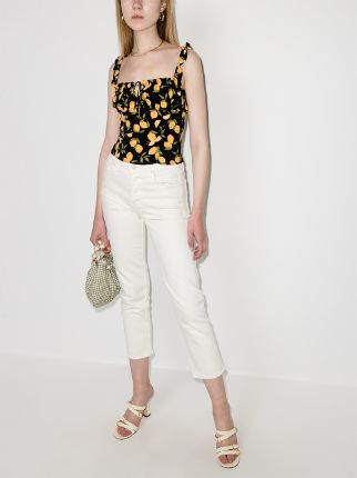 Cortese lemon print top展示图