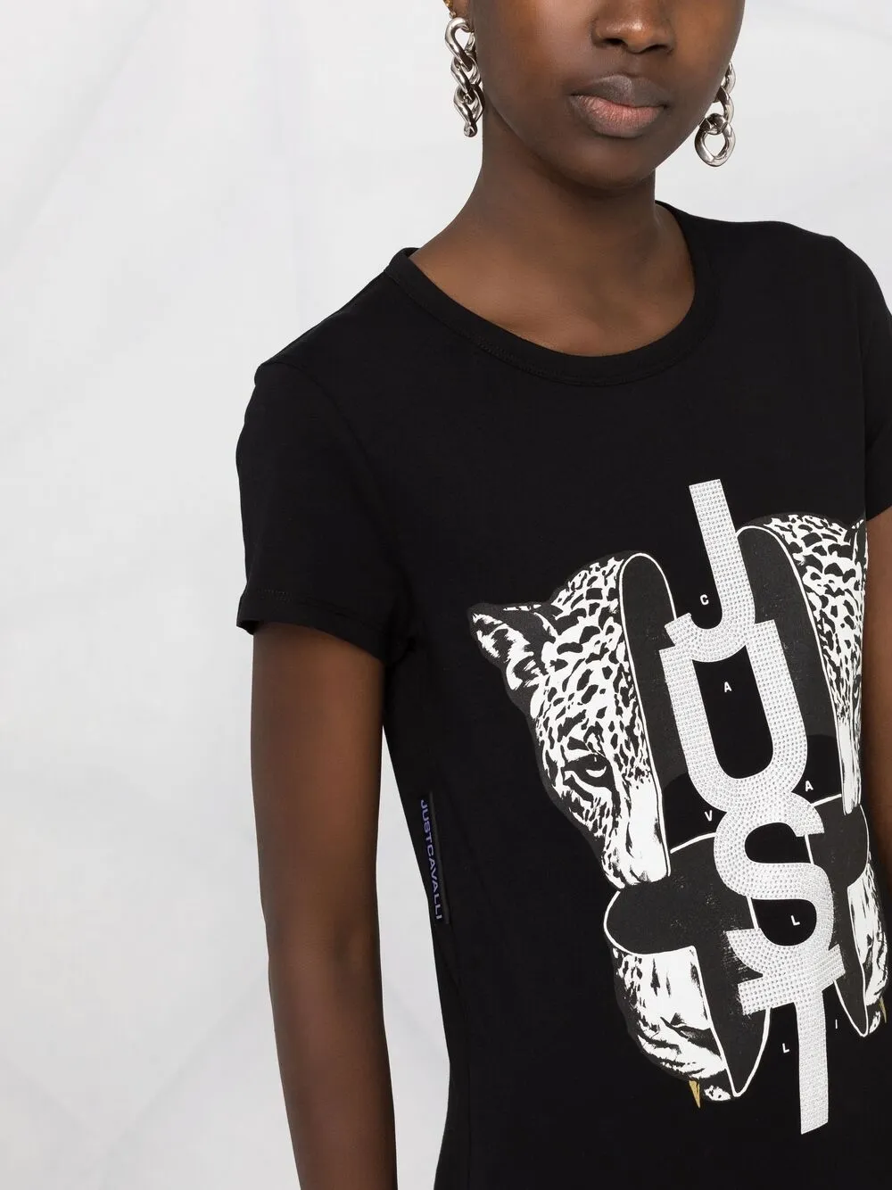 фото Just cavalli футболка с графичным принтом