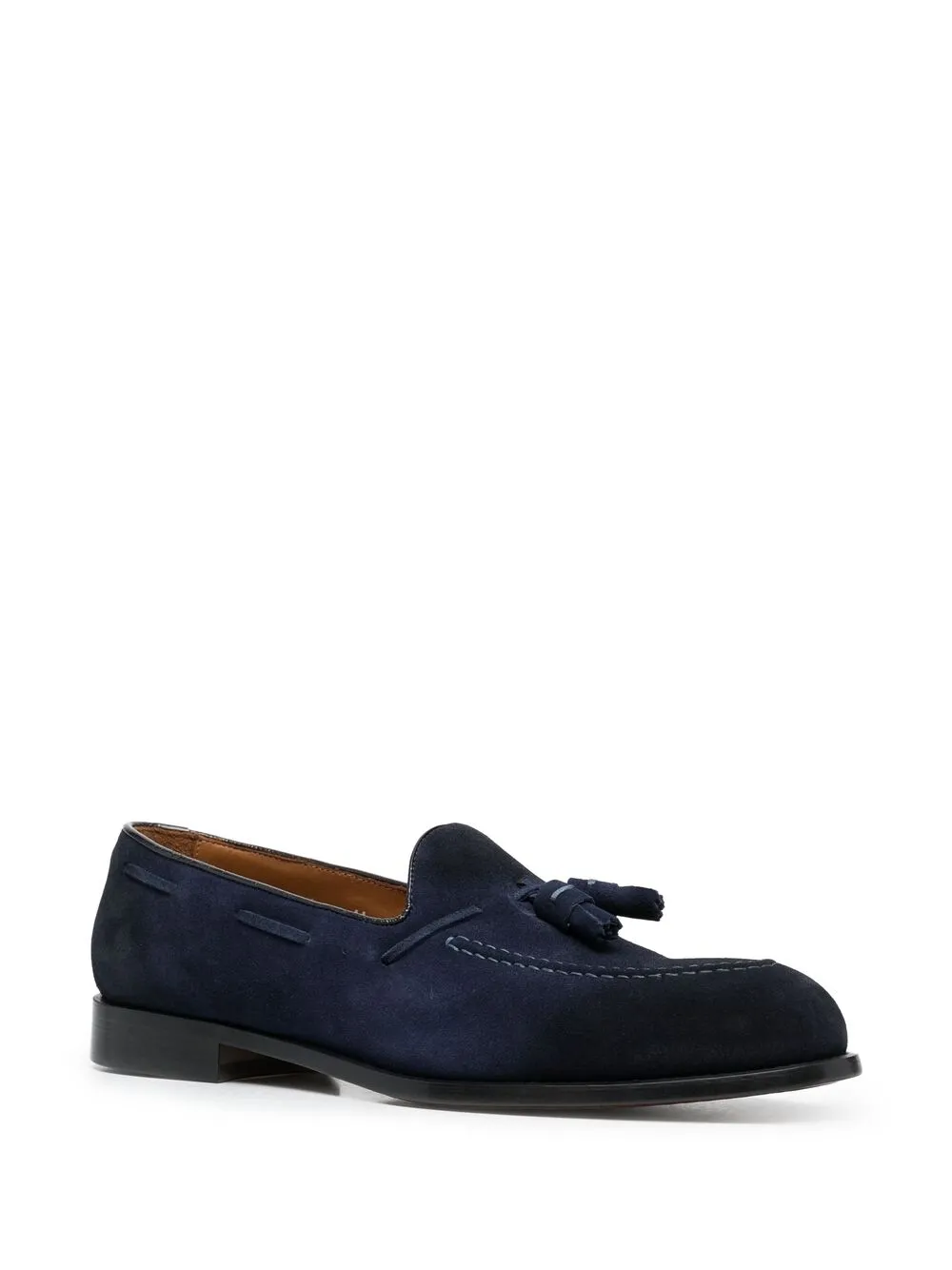 фото Doucal's tassel-embellished suede loafers