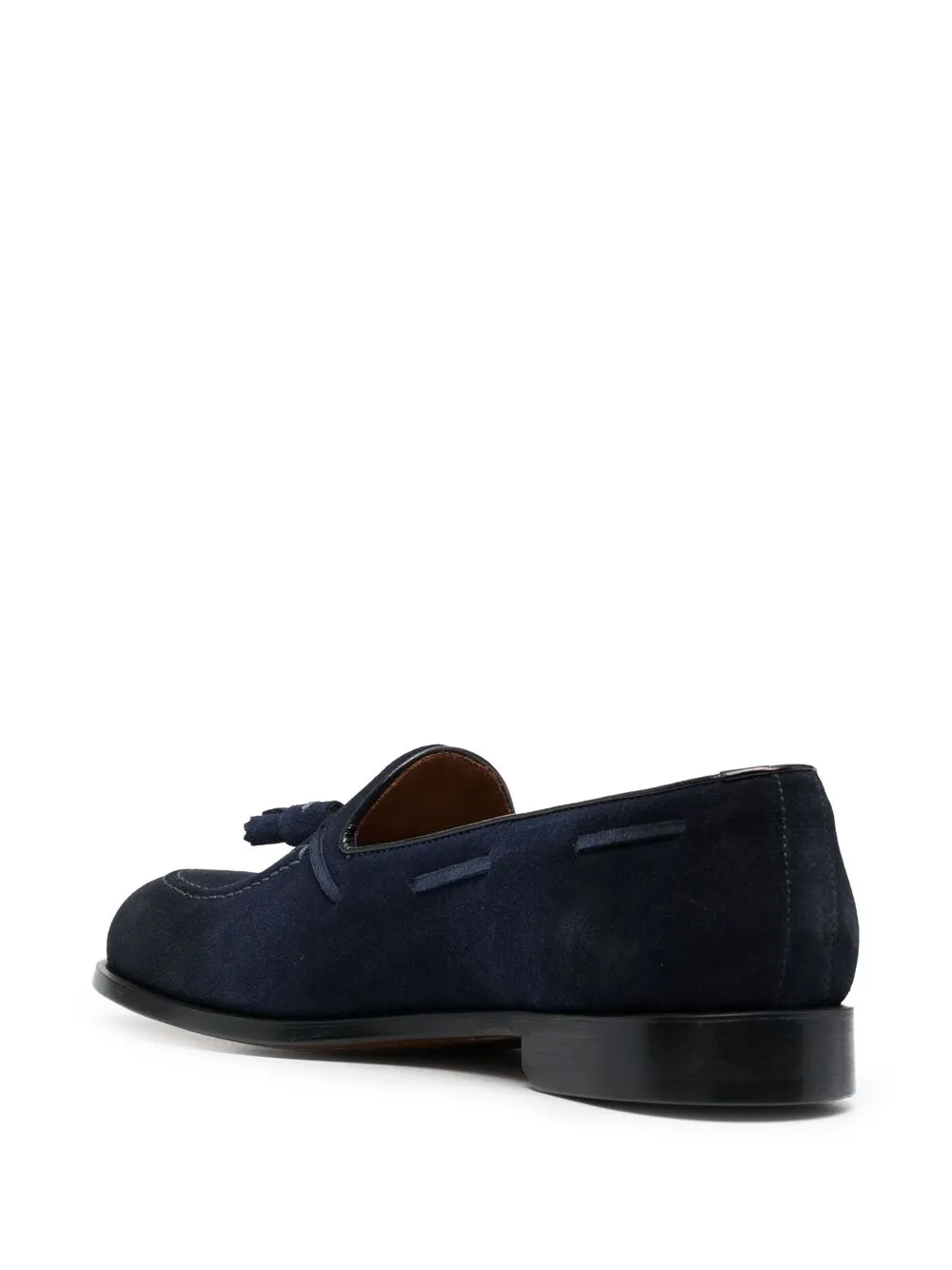 фото Doucal's tassel-embellished suede loafers