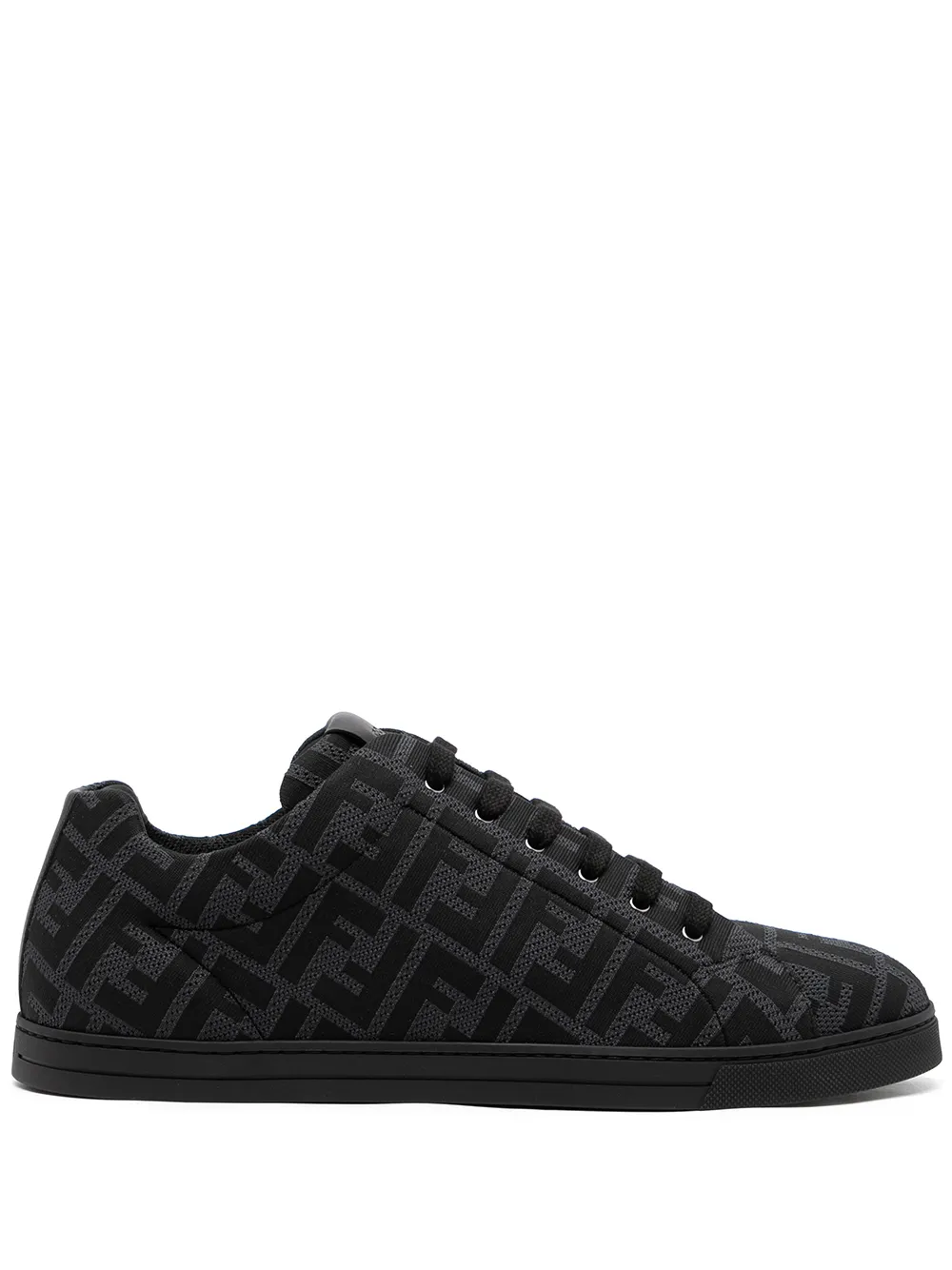 

Fendi tenis con monograma FF - Negro