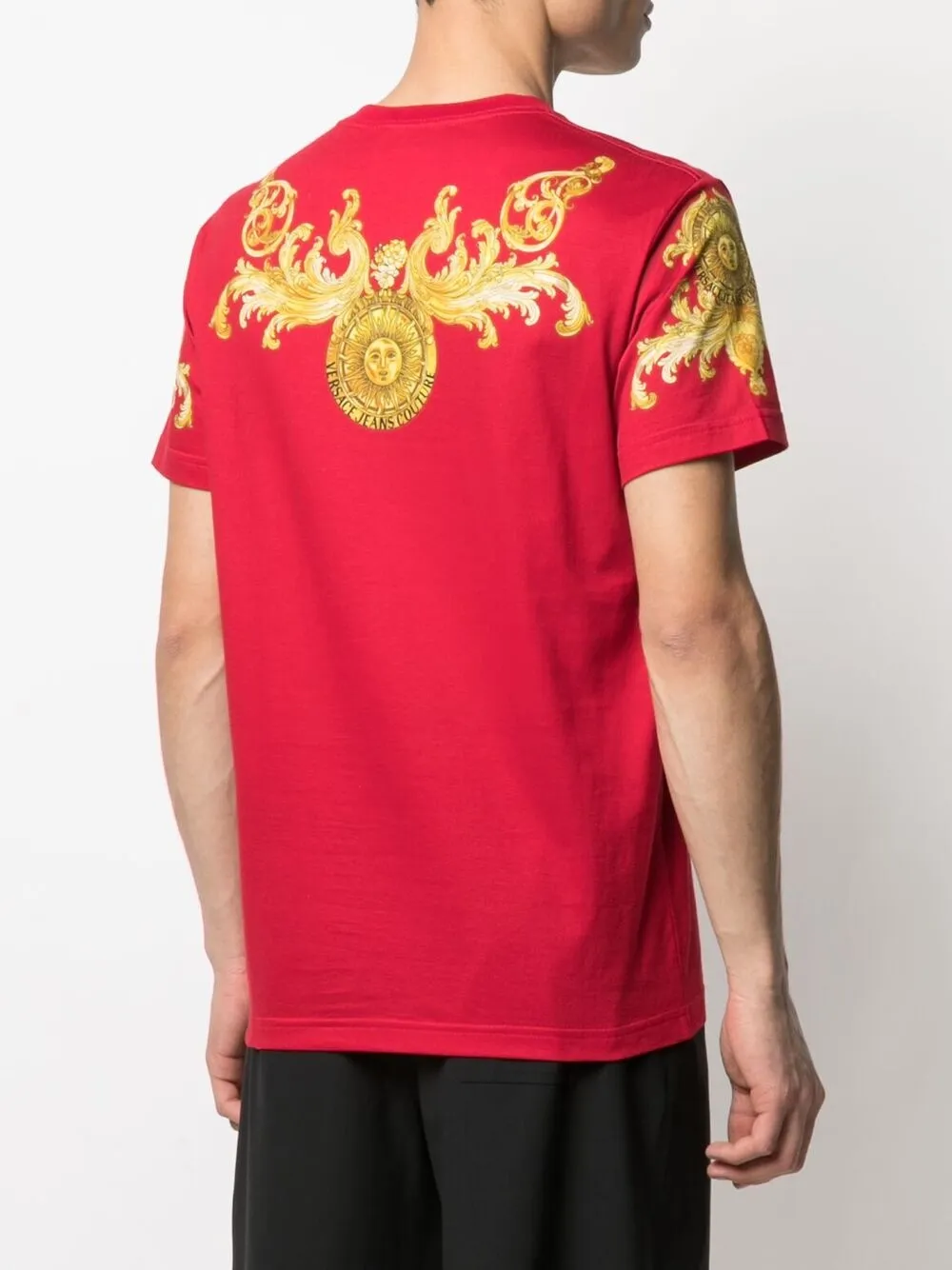 фото Versace jeans couture футболка с узором baroque