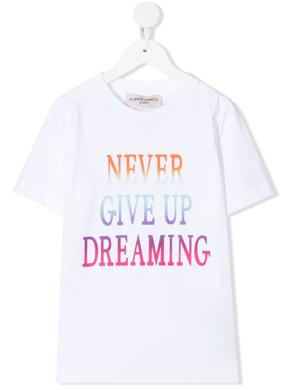 фото Alberta ferretti kids футболка never give up