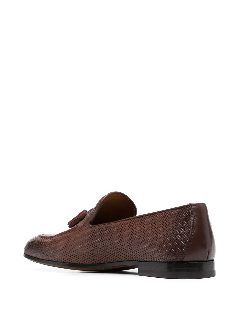 фото Doucal's woven leather loafers