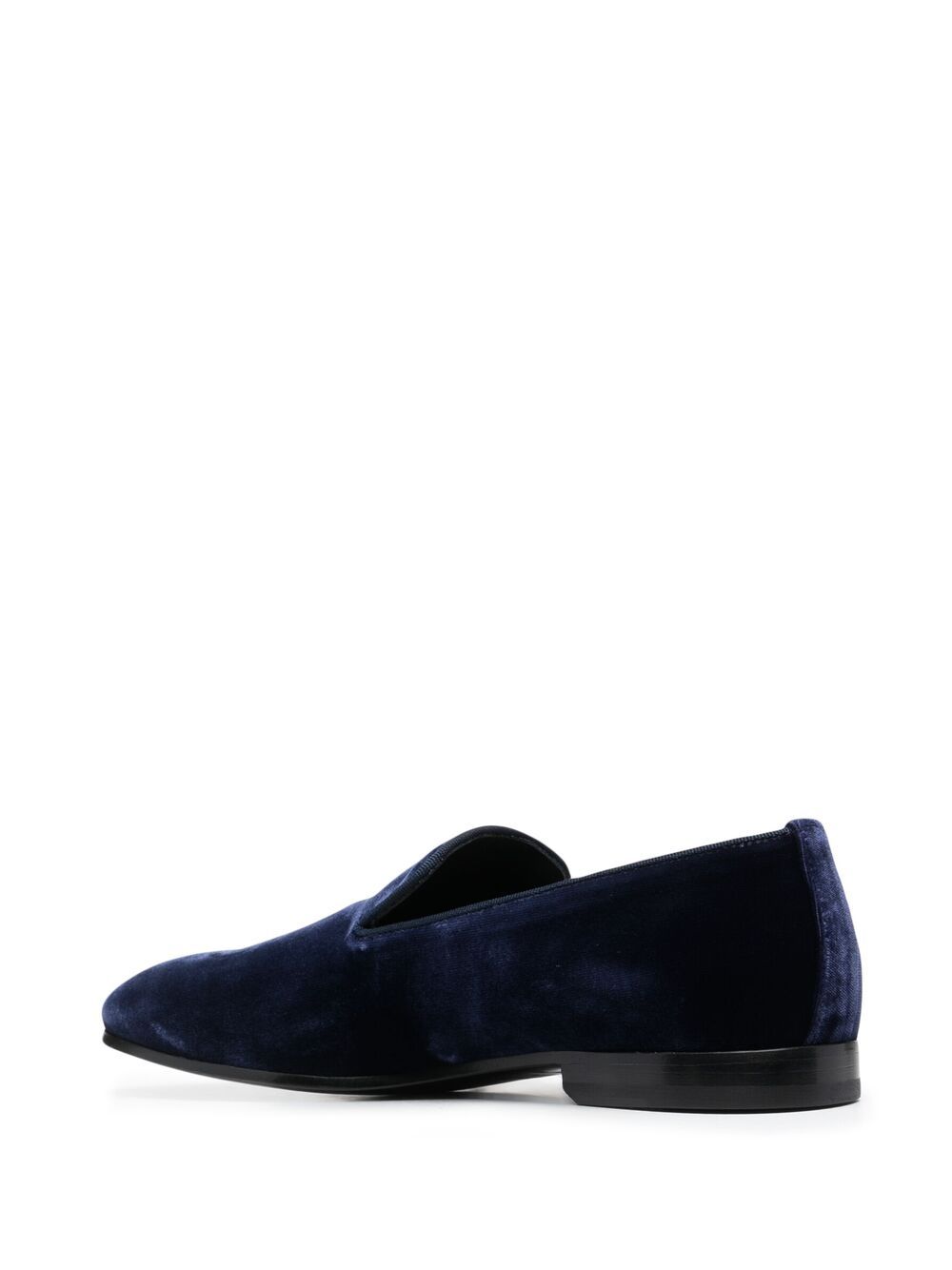 фото Doucal's almond-toe velvet loafers