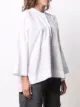 Kristensen Du Nord flared band collar shirt