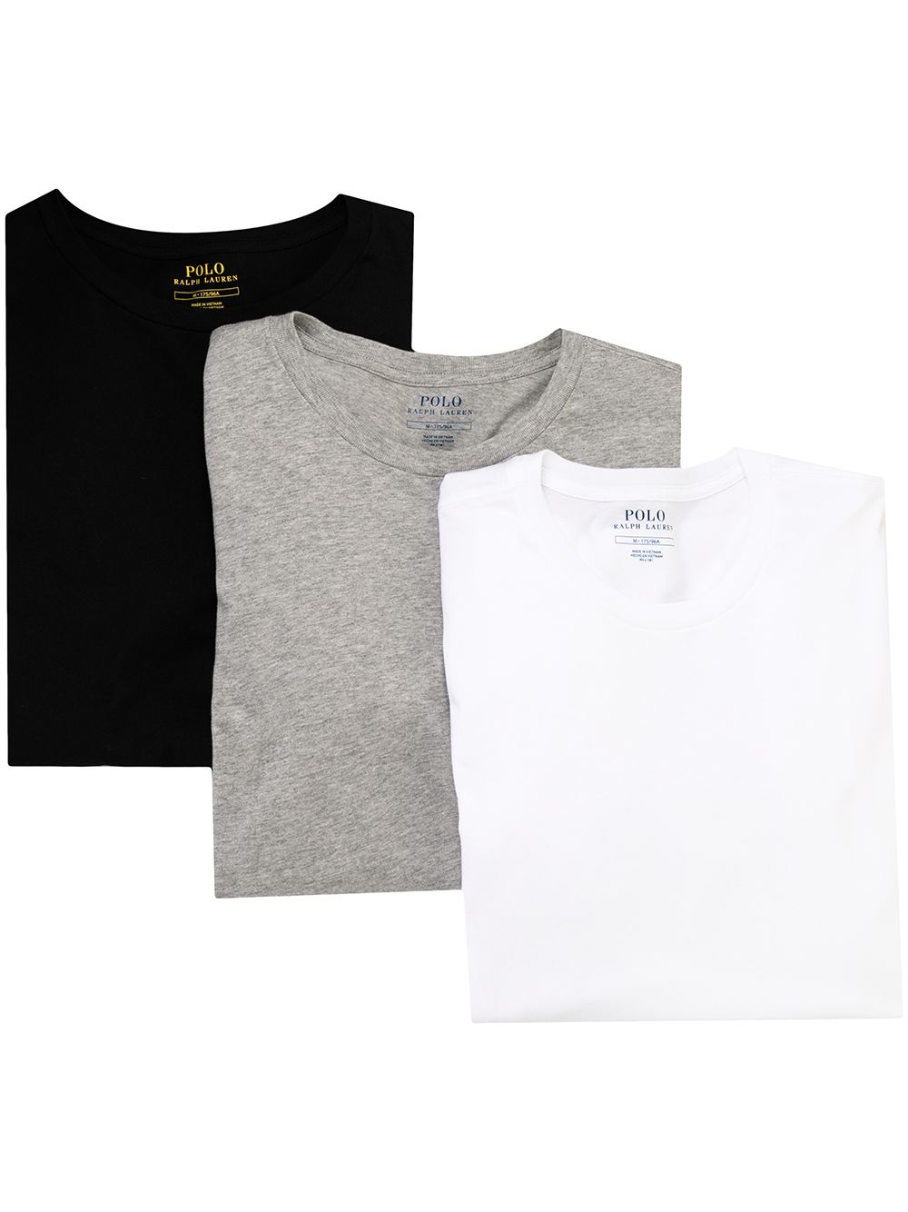фото Polo ralph lauren комплект из трех футболок с круглым вырезом