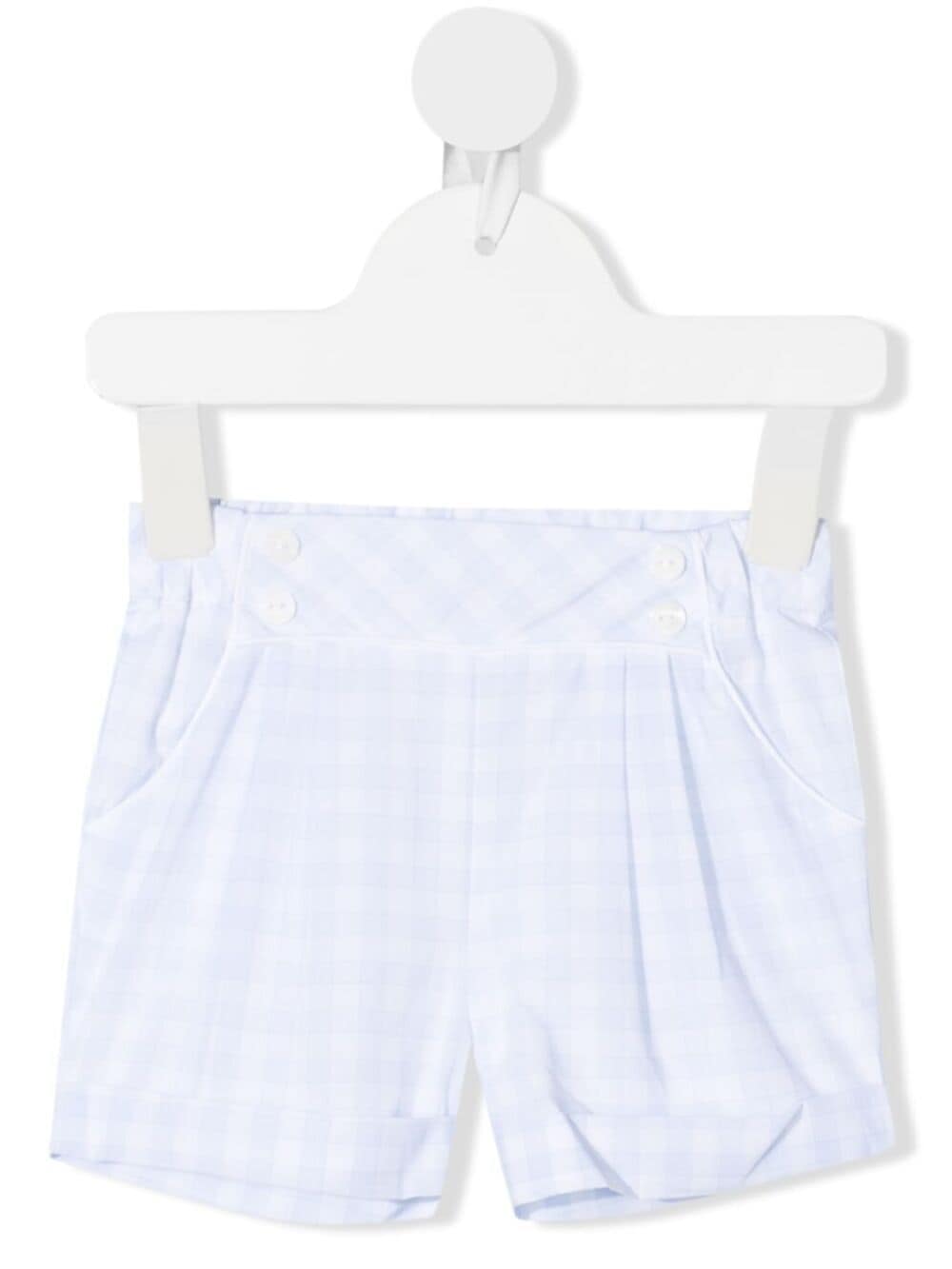 

Patachou shorts con motivo a cuadros gingham - Azul