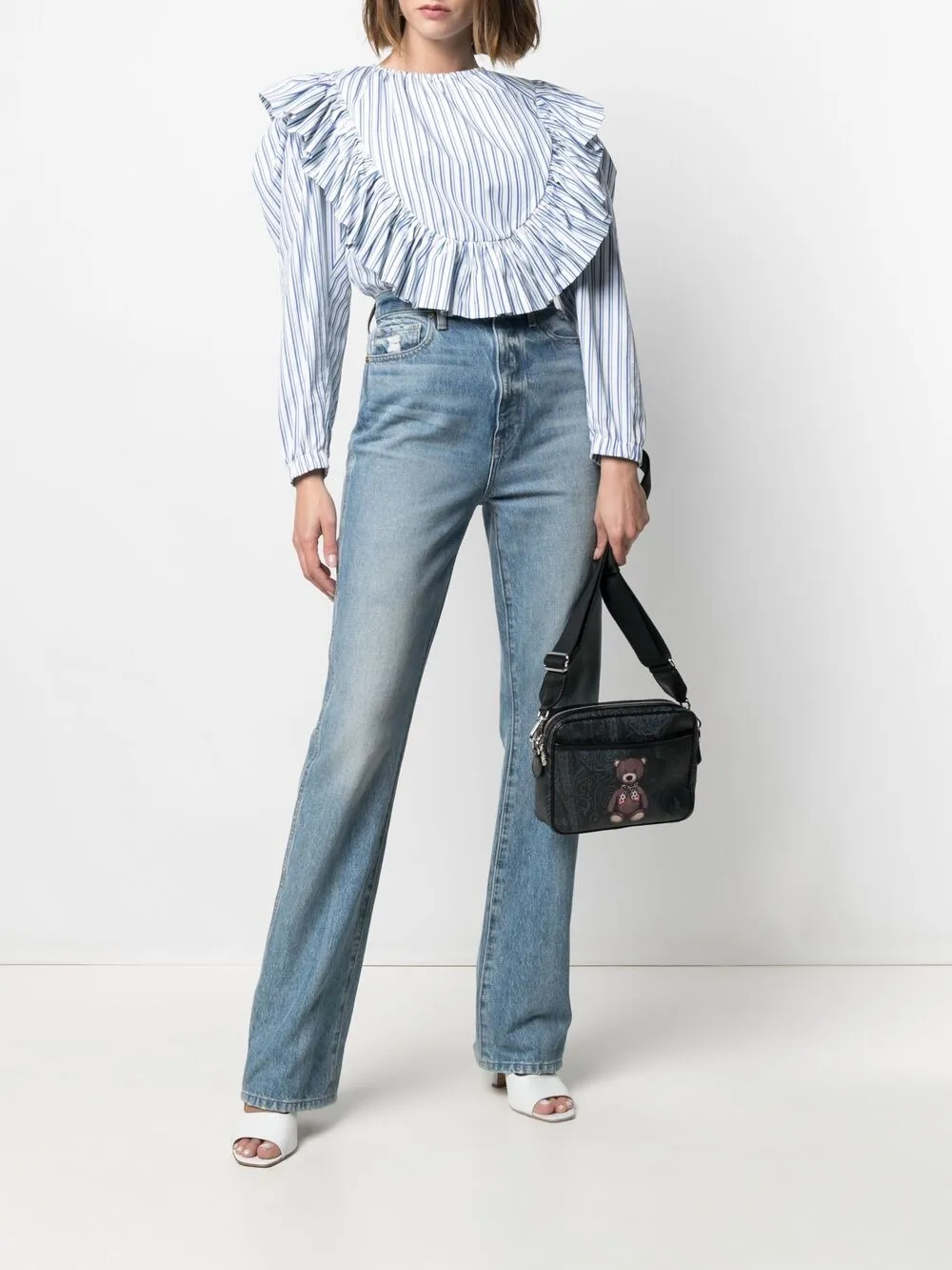 фото Etro сумка через плечо с узором пейсли