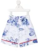 Image 1 of Monnalisa cartoon-print flared shorts