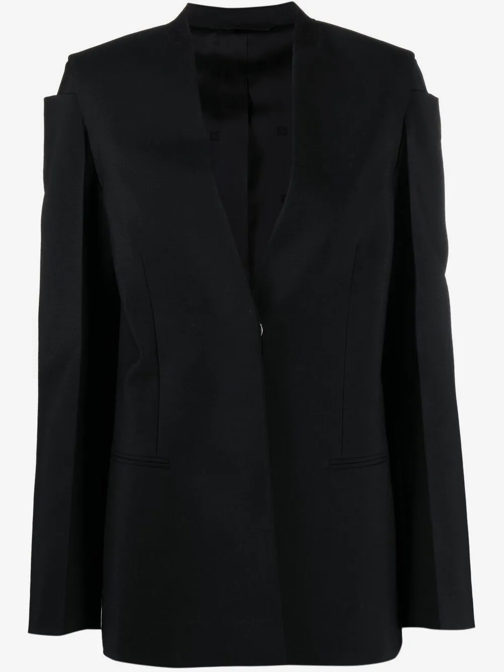 Givenchy collarless single-breasted jacket | Black | Image 1