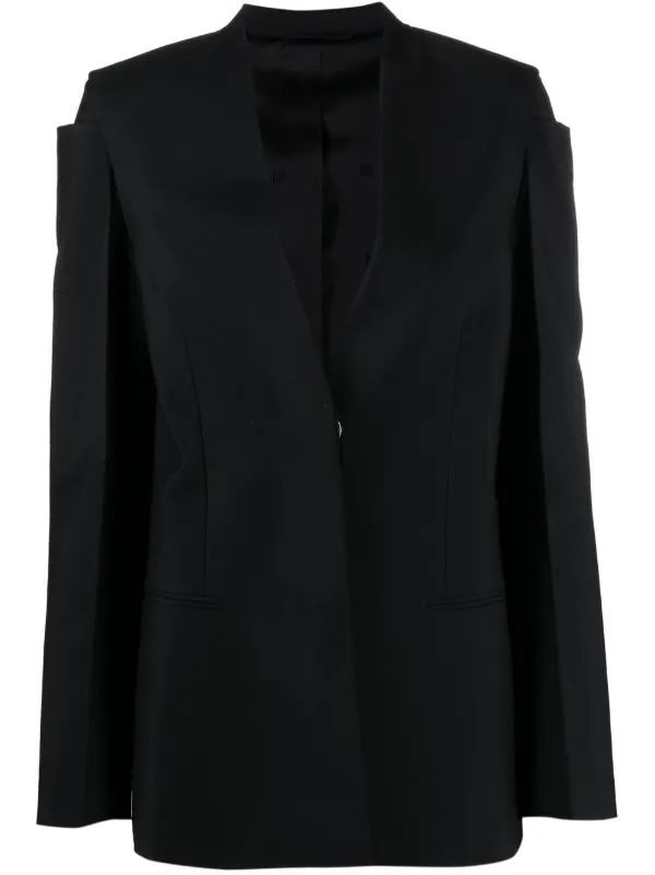 ジバンシー ノーカラージャケット Givenchy ノーカラーシングルジャケット 通販 - FARFETCH