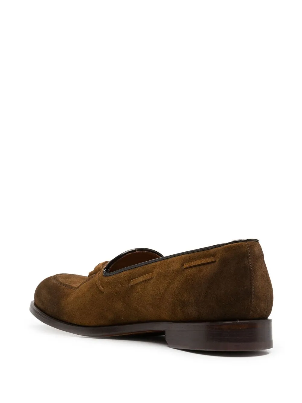 фото Doucal's tassel-embellished suede loafers