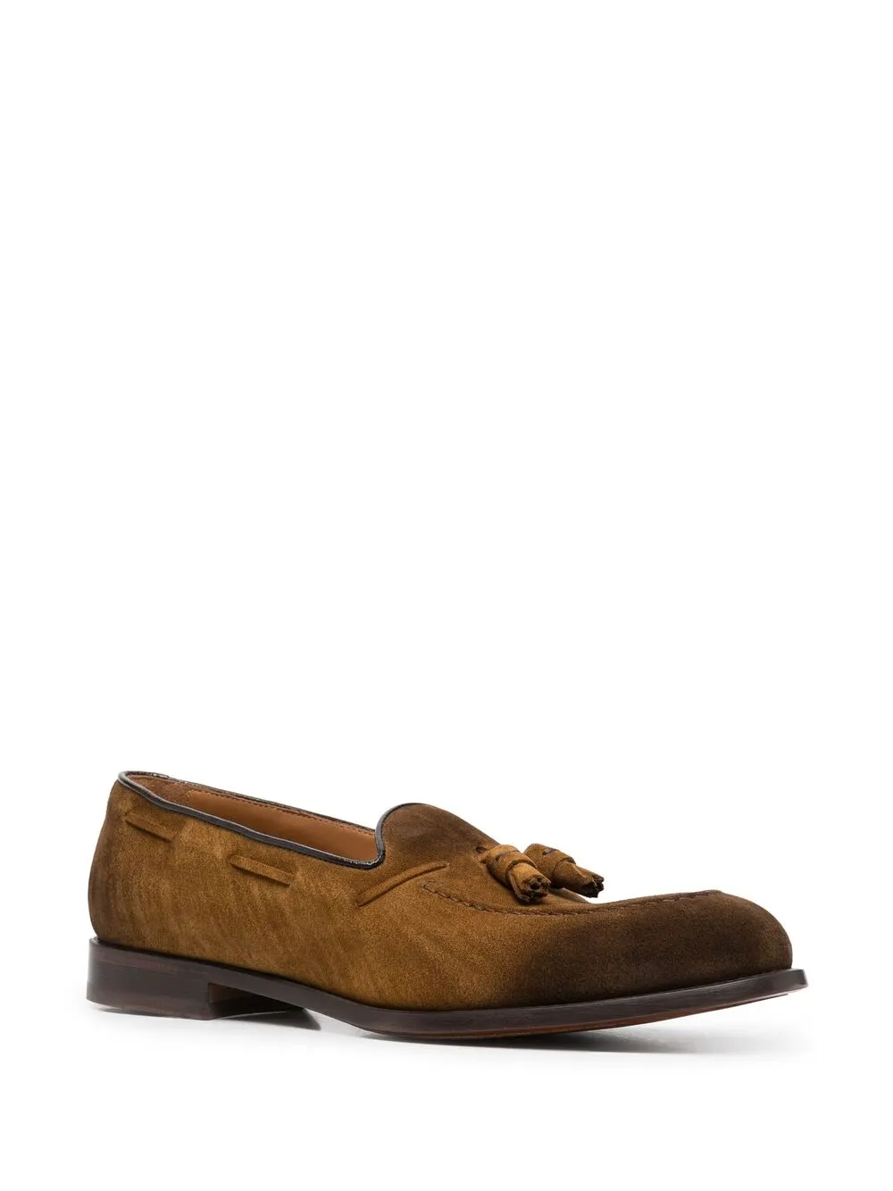 фото Doucal's tassel-embellished suede loafers