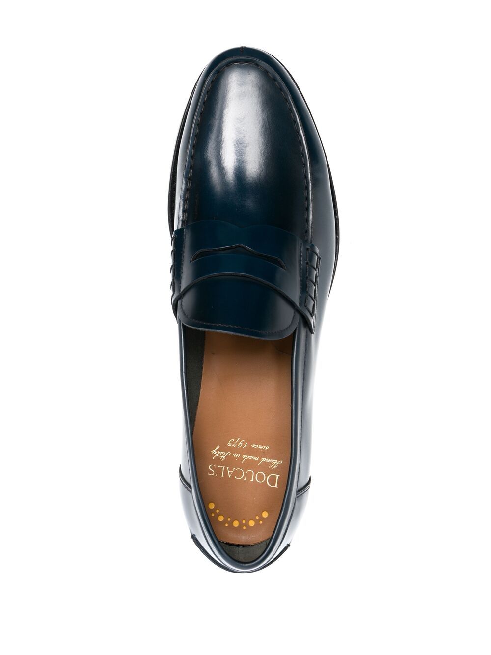 фото Doucal's leather penny loafers