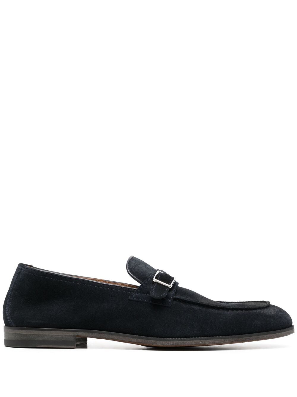 фото Doucal's suede slip-on loafers