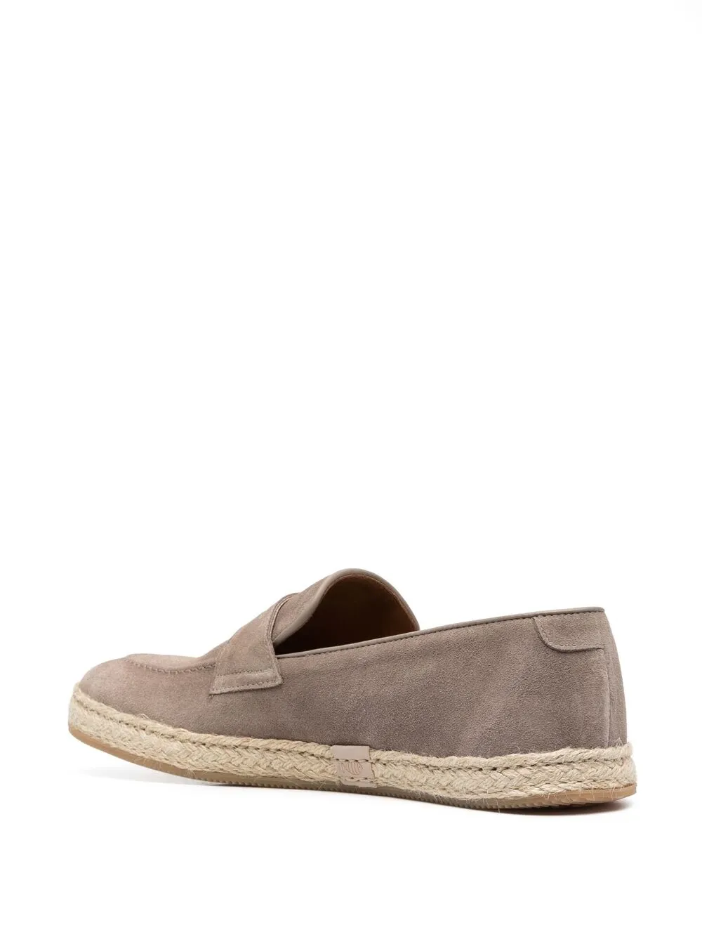 фото Doucal's espadrille suede penny loafers