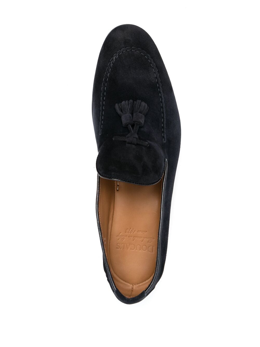 фото Doucal's tassel-detail suede loafers