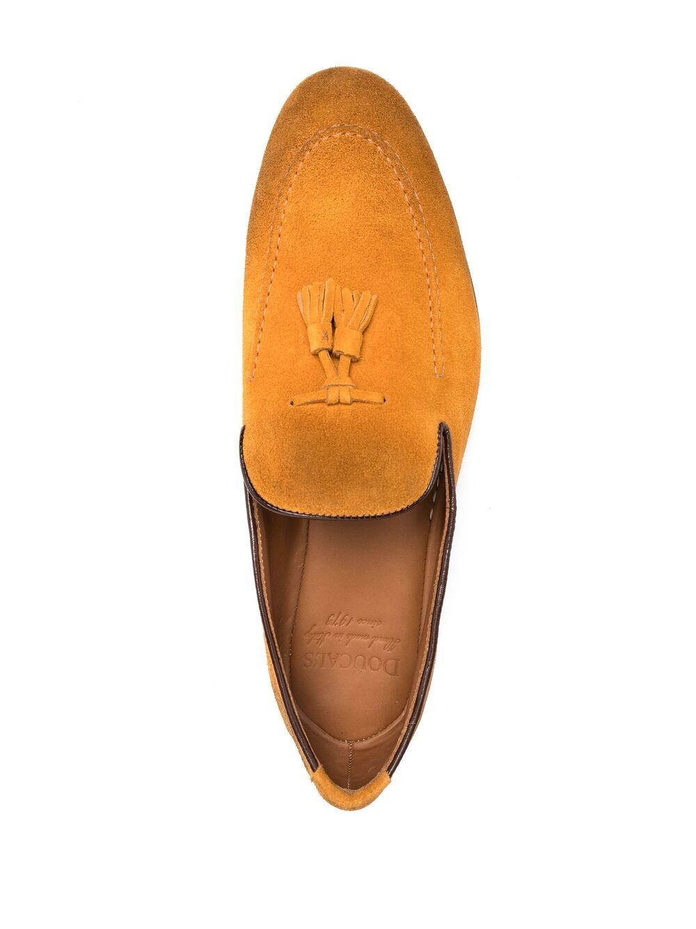 фото Doucal's tassel-trim suede loafers