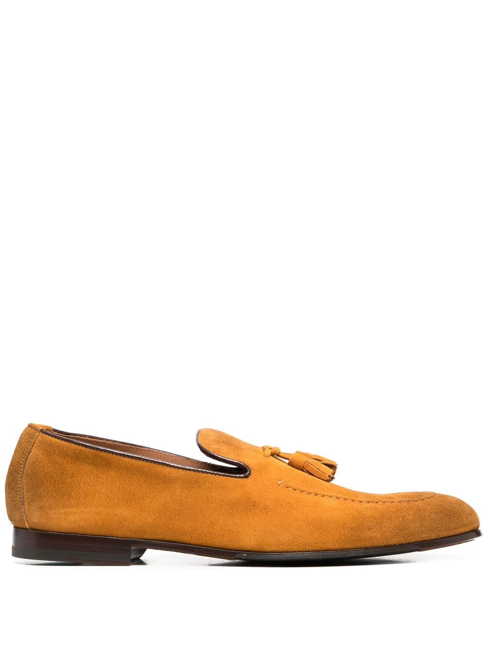 фото Doucal's tassel-trim suede loafers