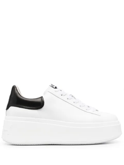ash moby leather platform sneakers