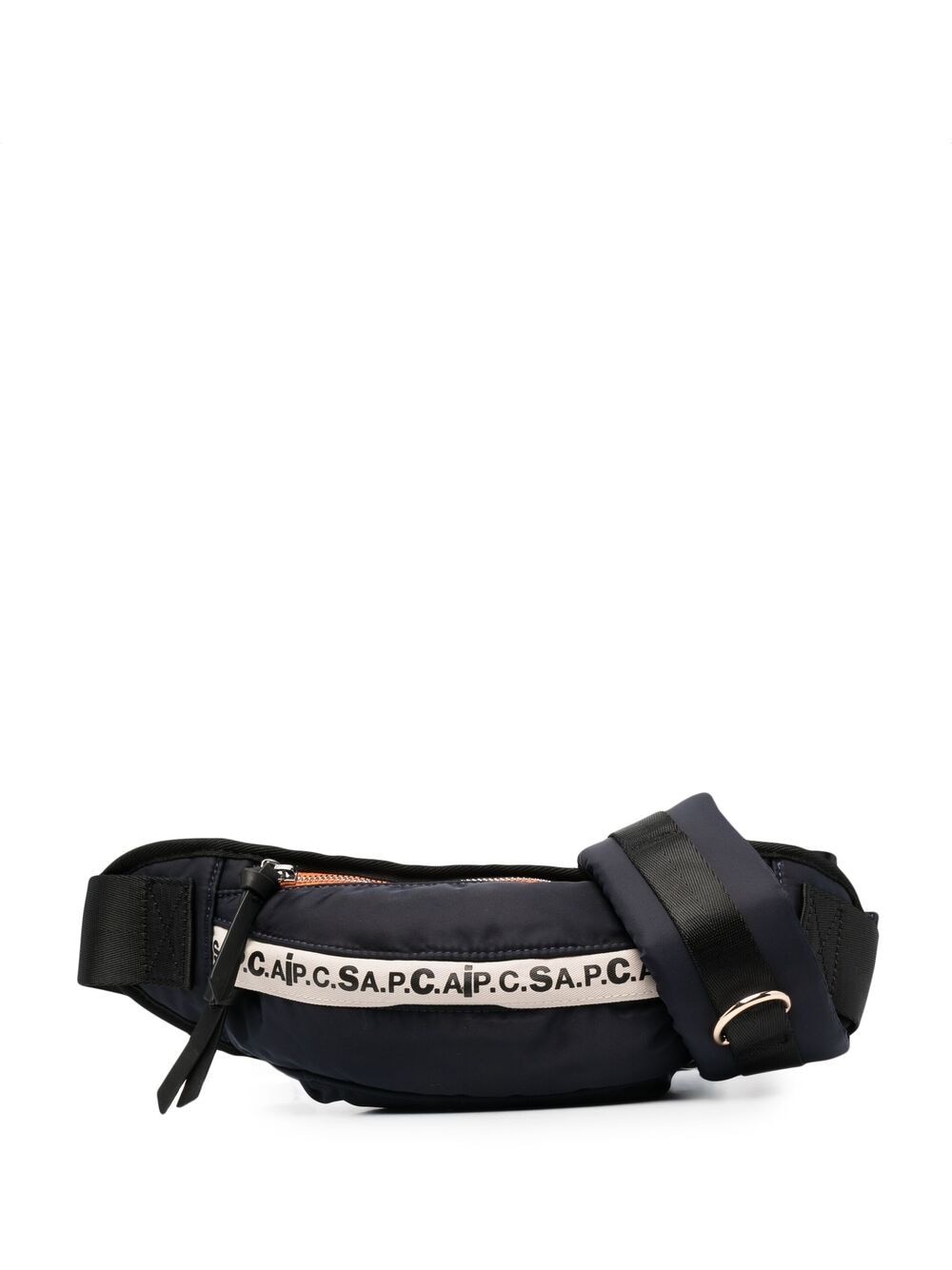 Apc Logo-tape Belt Bag In Blau